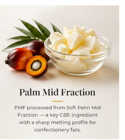 Palm Mid Fraction, refined from Soft Palm Mid Fraction