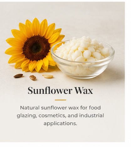 Sunflower Wax,natural wax for food and cosmetics